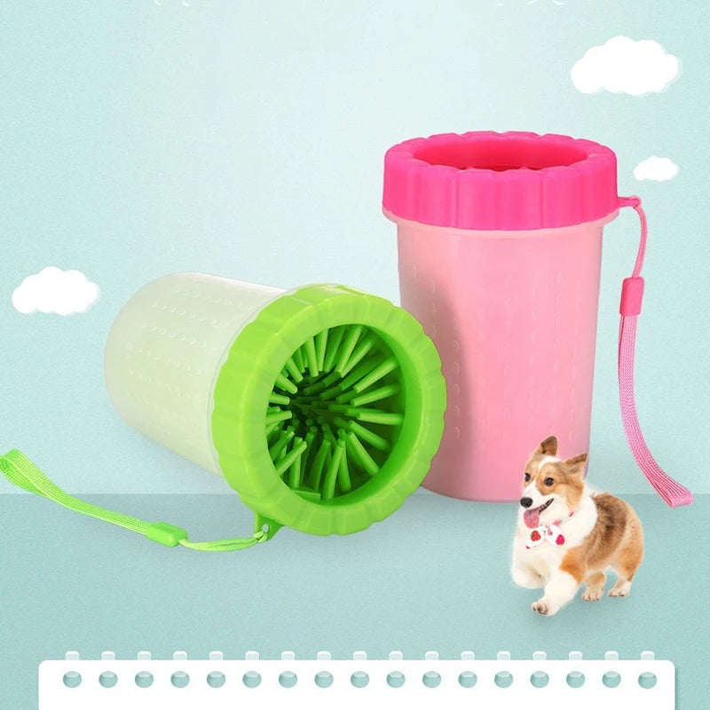 Pet Dog Foot Wash Artifact Cat Puppy Foot Cup Wash Paw Cleaning Free Scrub Automatic Foot Wash Pet Cup Pet Dog Products