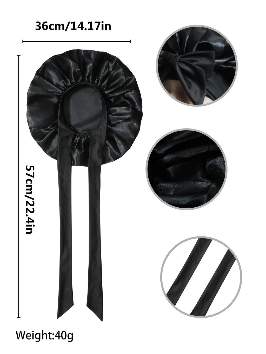 Satin Bonnet Silk Bonnet Adjustable Bonne For Sleeping Hair Bonnet With Tie Band Bonnets For Women Men