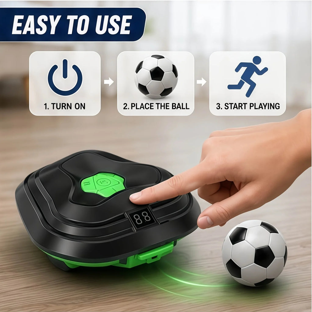Soccer Robot Indoor Soccer Game with Soccer Tracker & Speed Model for Kids Indoor Soccer Training Equipment Sports Toys for Boys