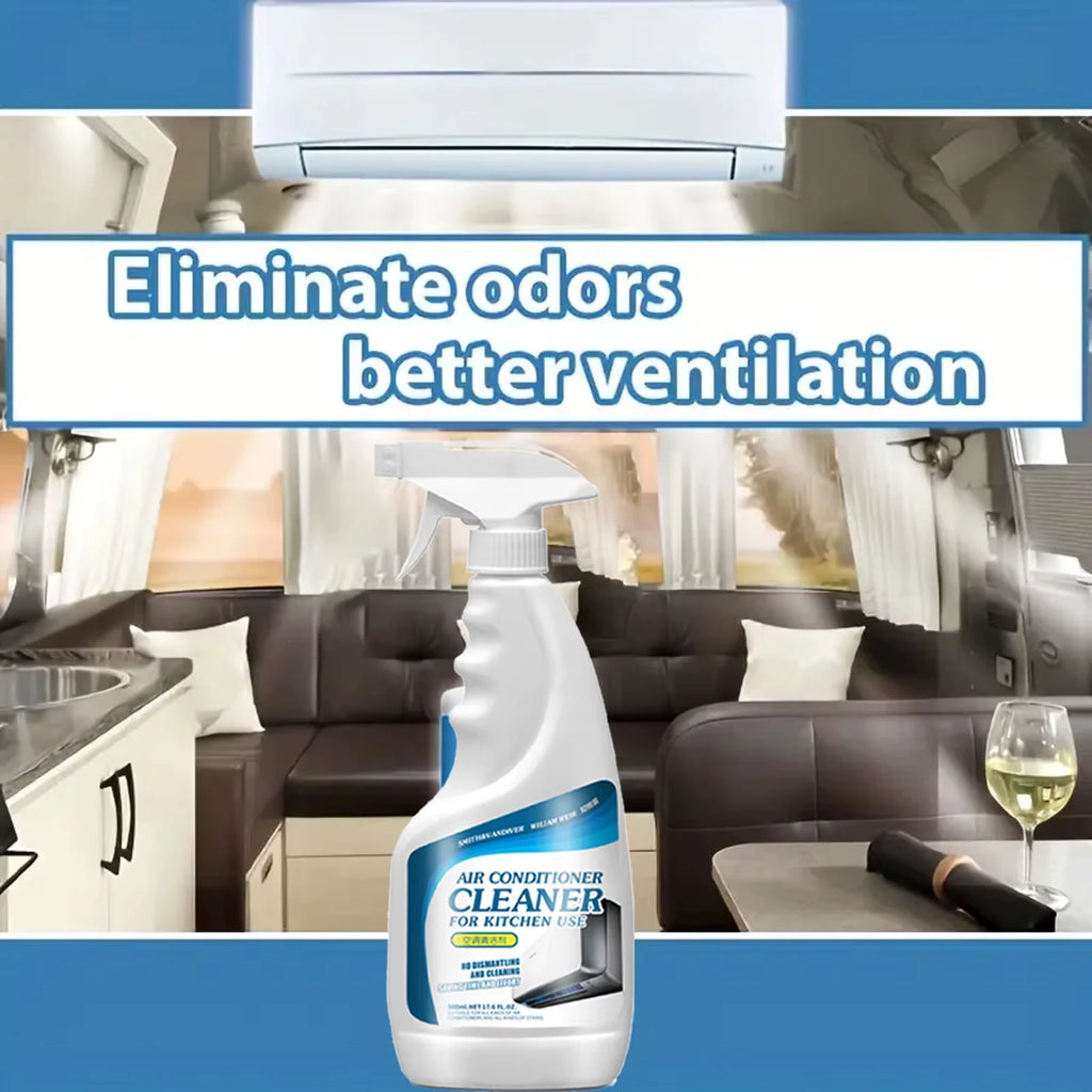 500ml Air Conditioner Cleaner Foam Spray Powerful Deodorizer Professional Deodorization Home Deep-Cleaning Foaming Multi-Cleaner