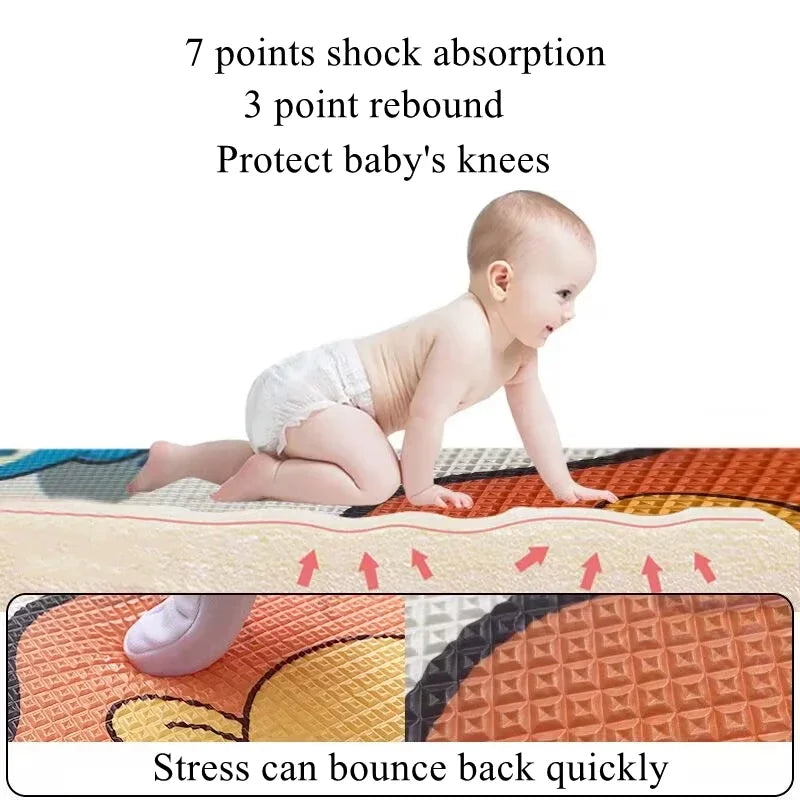 Large Size 200x180cm Baby Play Mat Toys for Children Safety Rug Playmat Developing Mat Baby Room Crawling Pad Folding Mat Carpet