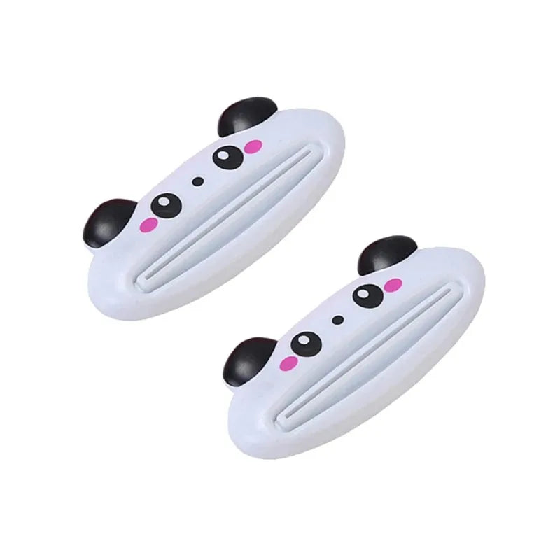 New Type Squeezer Cute Cartoon Manual Toothpaste Squeezer Cute Frog Animal Shape Cleanser Manual Press Lazy Essential Set