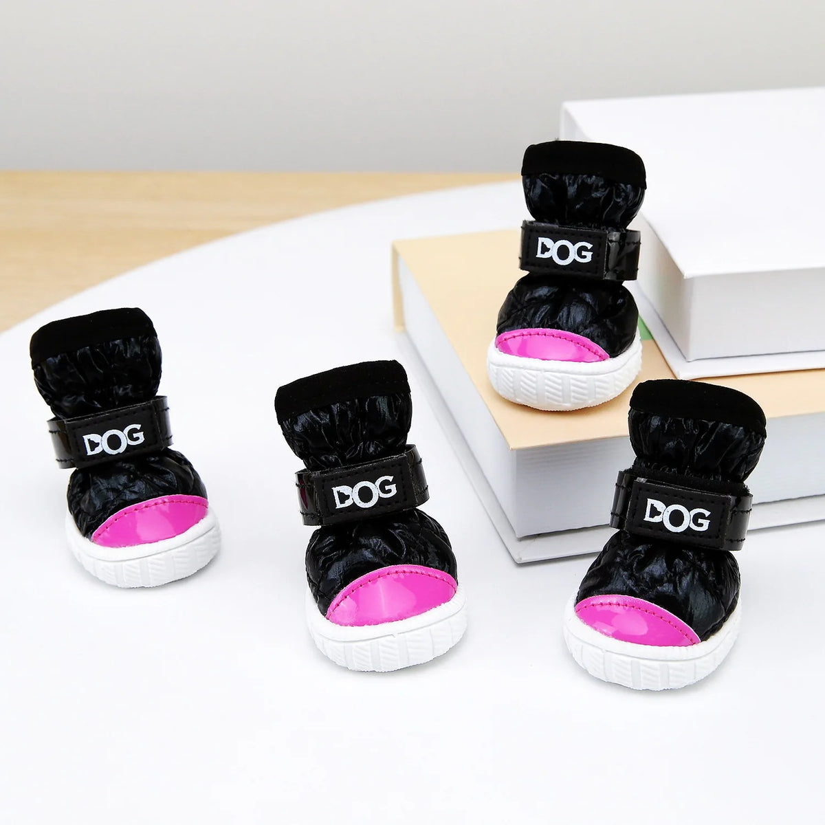 Winter Pet Dog Shoes for Small Dogs Waterproof Warm Dog Snow Boots Anti-slip Teddy Chihuahua Footwear