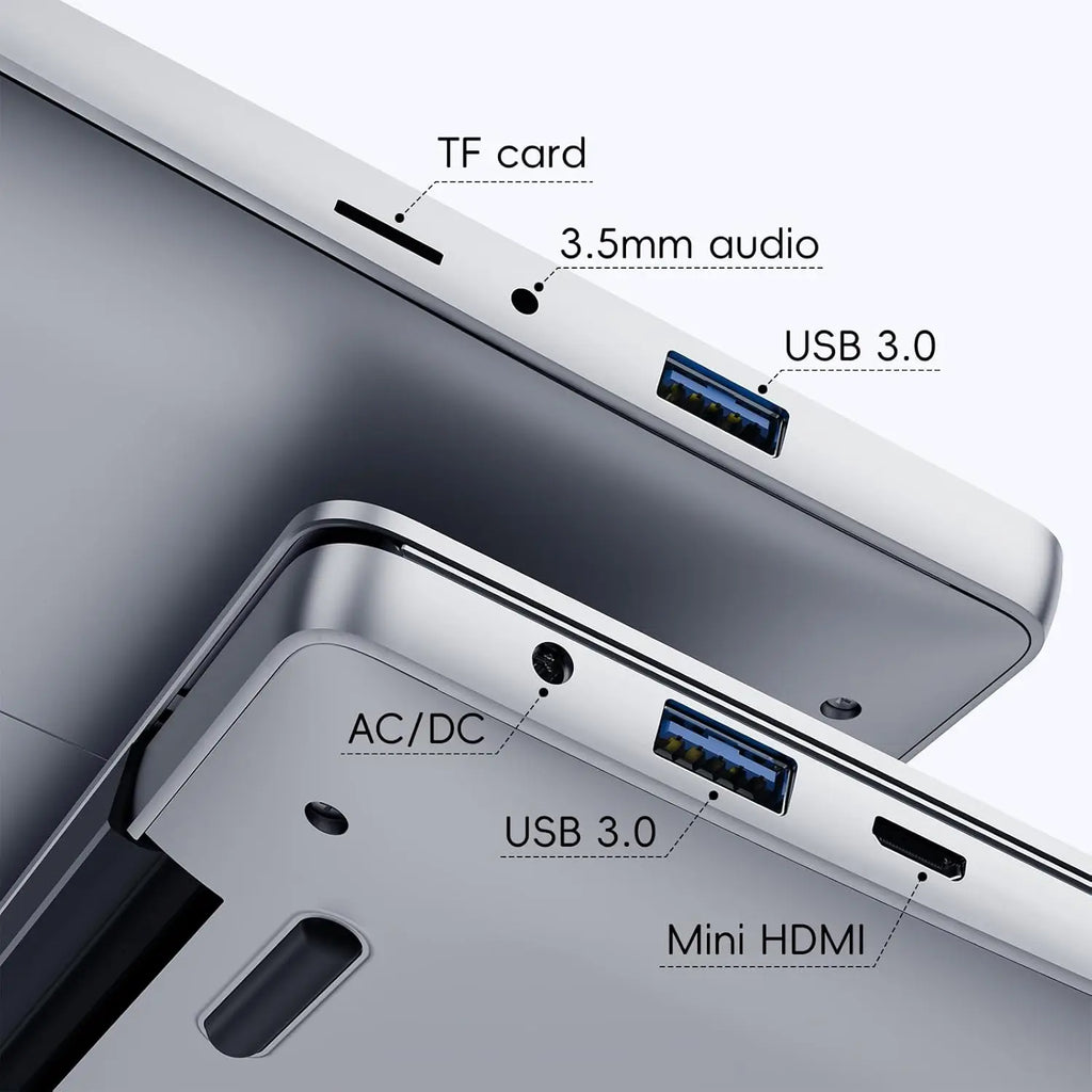 14.1" Laptop Computer PC Intel Core i7 8650U Atom 3950 Ultra Slim Notebook 12GB RAM 1TB 2TB SSD Office Study Windows 11 1920*1080