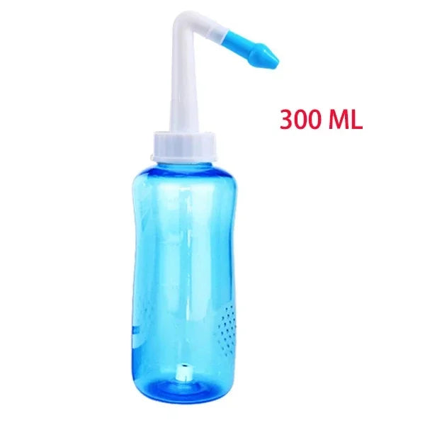 300/500ML Nasal Wash Cleaner Nasal Irrigator Rinse Bottle Nose Protector for Allergic Rhinitis Relief for Adults and Children Neti Pots