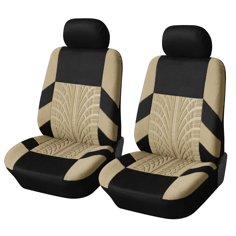 2/5PCS Car Seat Covers Set Universal Fit Most Car Covers with Tire Detail Suitable for Independent Seat Covers Protecting Seats