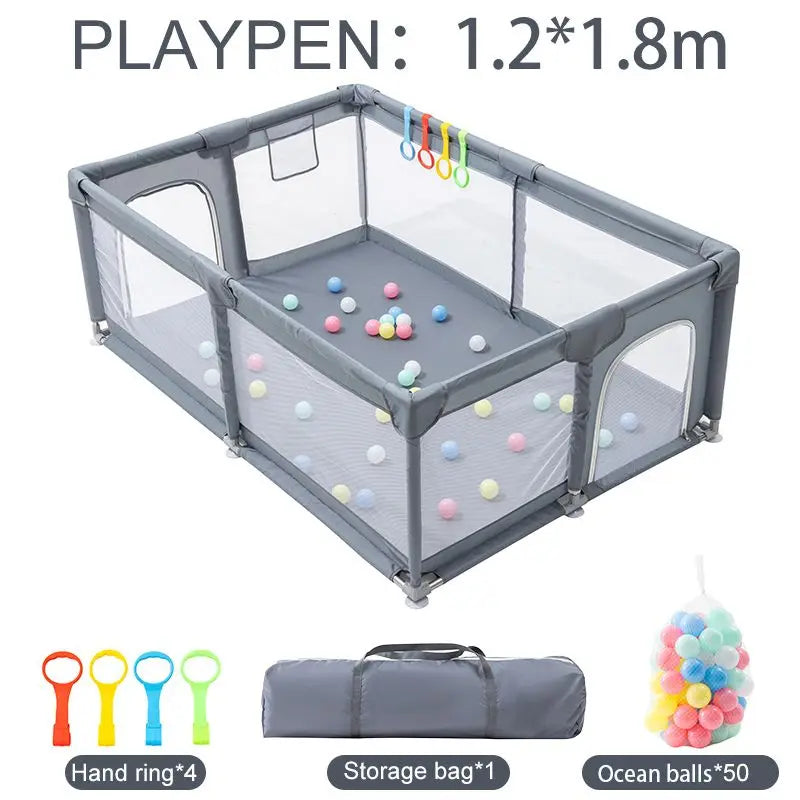 Baby Playpen for Children New Arrival Baby Playground for 6 Months~6 Years Old Kids Ball Pit Playpen Indoor Baby Safety Fence