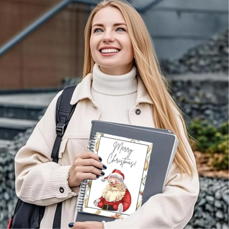 Christmas Gift Card Book Merry Christmas Diys Gift Cards Spiral-bound Merry Christmas Cards Books Cute Diy Gift Card Xmas Gifts