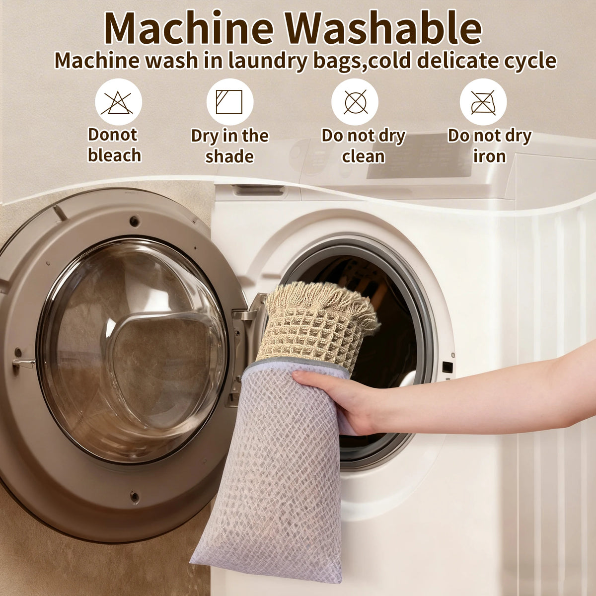Super Absorbent Bath Mat with Non Slip Backing Waffle Textured Bathroom Rug for Shower Tub Quick-Dry Bath Mat Floor Protection