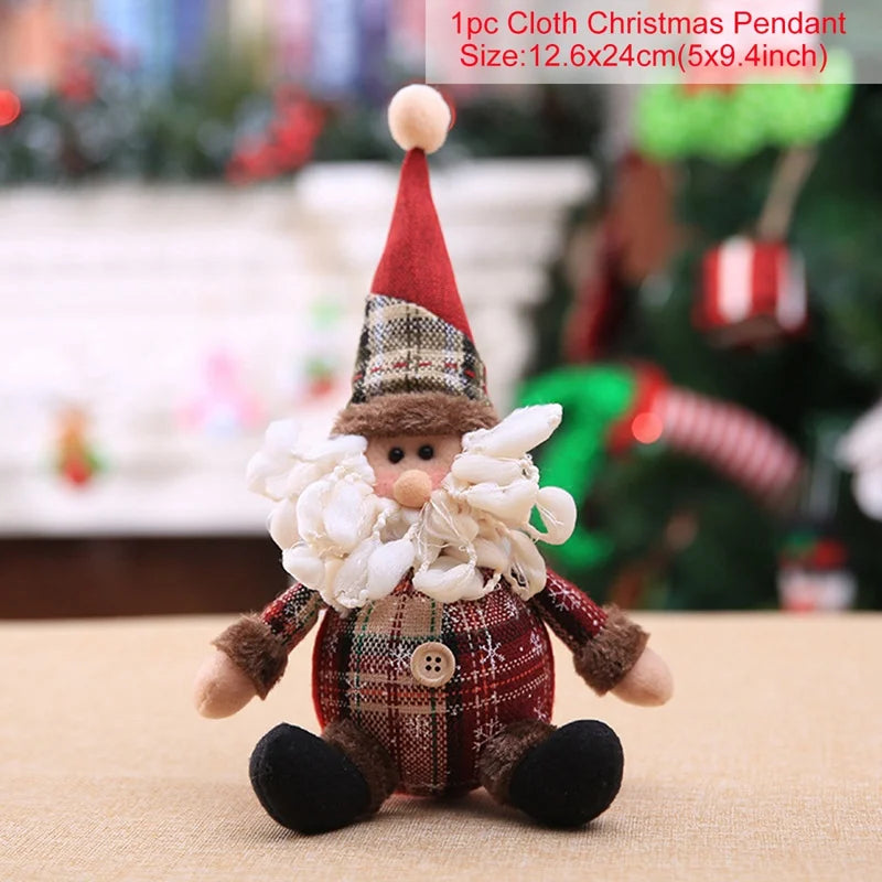 Christmas Doll Ornaments Merry Christmas Decorations For Home Table Decor Xmas Gift  Navidad Natal New Year Decor Noel