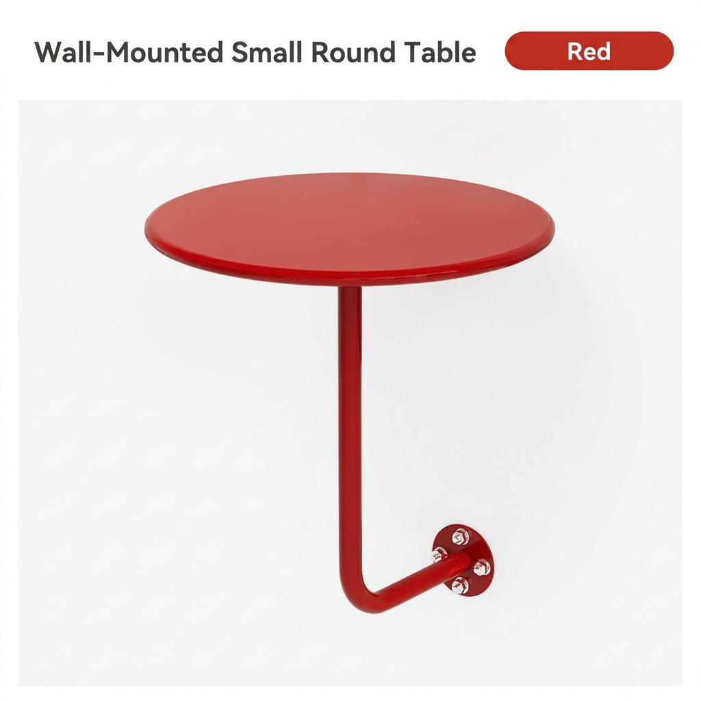 Wall-mounted Small Round Table, Wall-mounted Side Table, Dessert Shop,coffee Table, Industrial Style Wall-to-wall