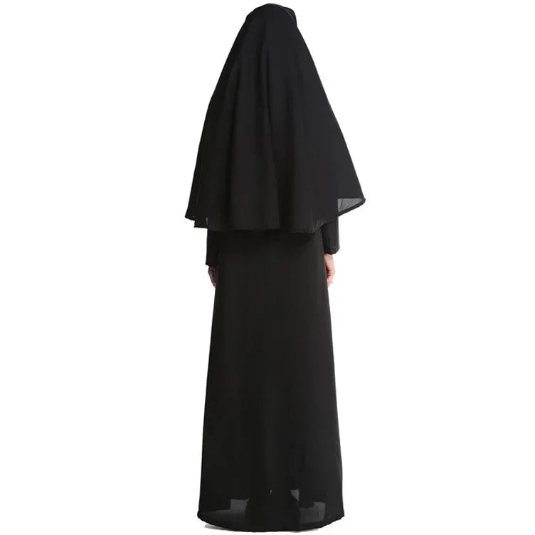 Halloween Nun Costume Women's Role-playing Stage Wear Masquerade Party Outfit New Style Adult Size M-XL Modern Dance Clothes