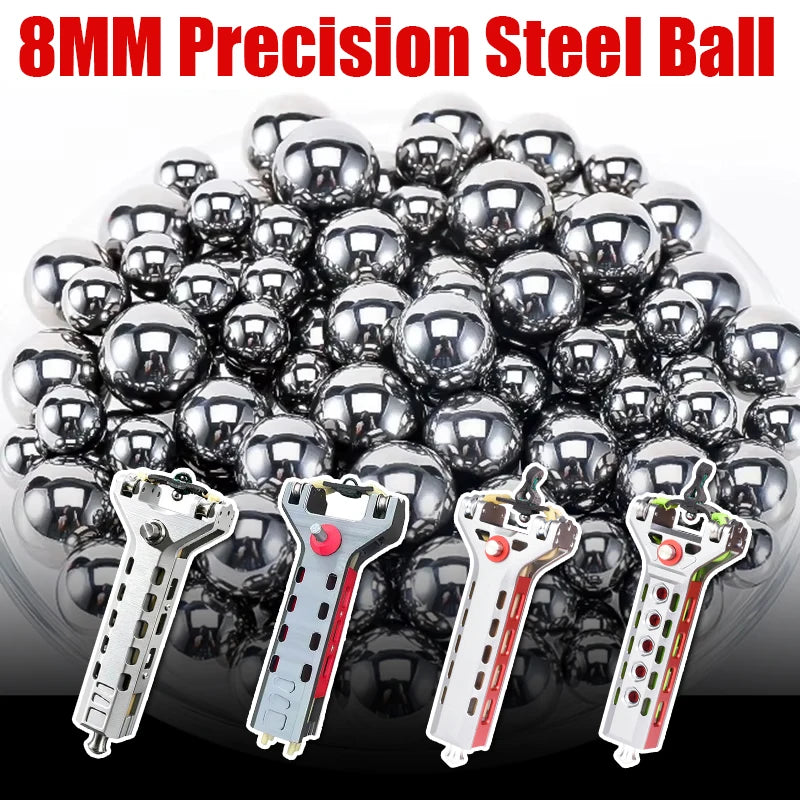 G5 slingshot uses 8mm precision steel balls and standard 8mm outdoor shooting steel balls, suitable for various slingshots.