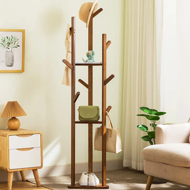 Coat Rack Floor Hanger Household Hanger Floor Rack for Hanging Clothes Bedroom Vertical Simple Rack Hanging Hanger