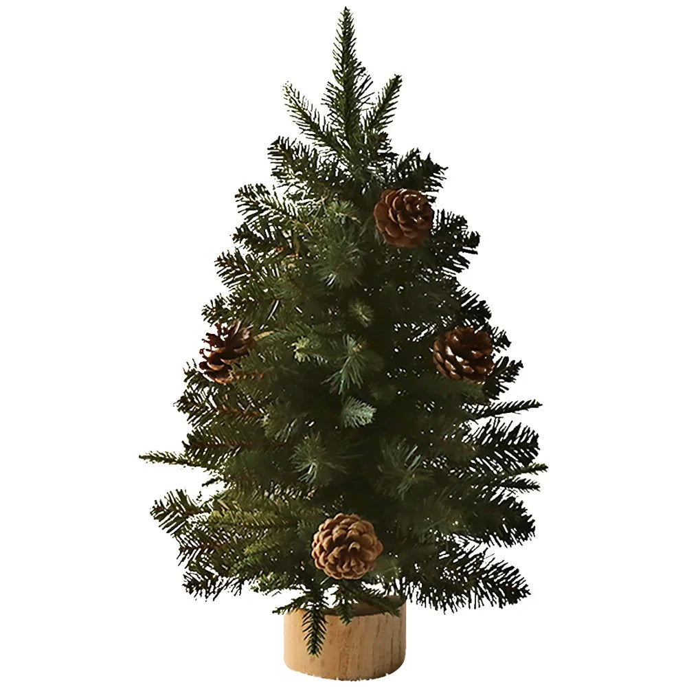 40/60CM Christmas Tree Desktop Mini Xmas Trees For Home Decoration Children DIY Handicraft New Year Christmas Ornament