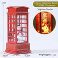 Christmas Gift Christmas Crystal Ball Ornaments LED Lights Train Santa Claus Merry Christmas Decoration for Home Party Xmas