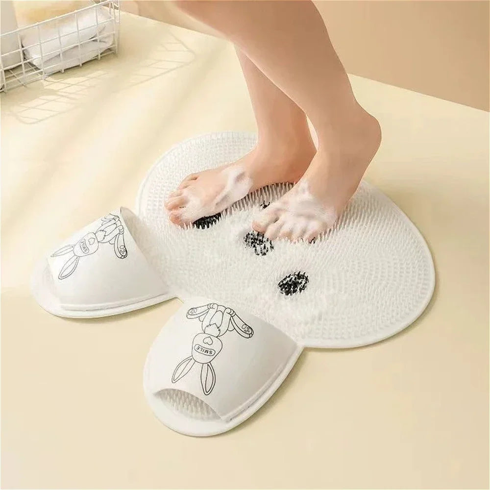 Wash feet, rub feet, silicone massage mats, bathroom anti slip mats, bathroom scrubbing floor mats, shower scrubbing mats