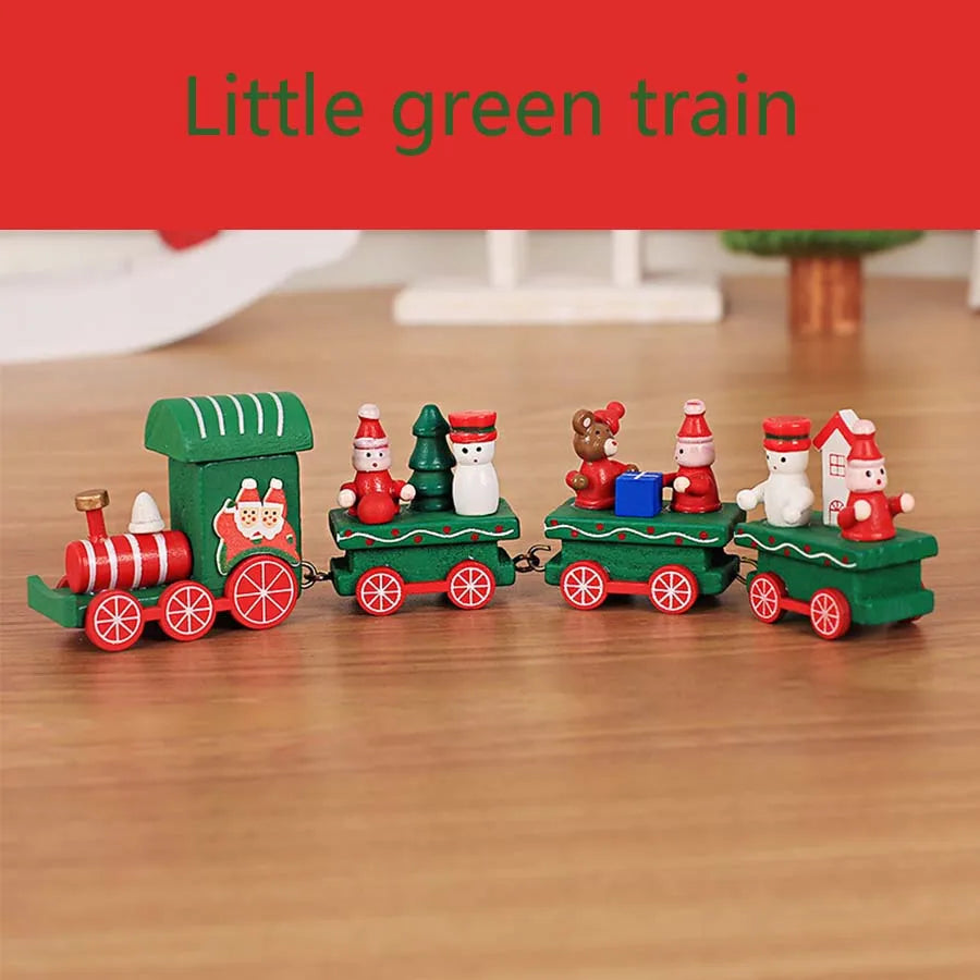 Christmas Train Merry Christmas Decorations For Home,  Cristmas Ornament Xmas Navidad Noel Gifts Happy New Year Gifts