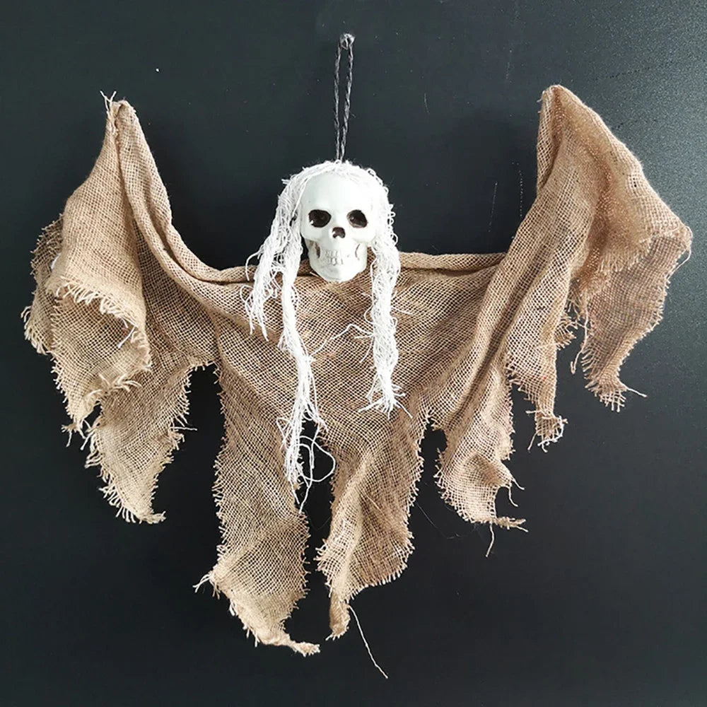 Halloween Decorations Ghosts Zombies Haunted House Bar KTV Horror Atmosphere Charm Hanging Cloaks Mini Ghosts Home Door Decor