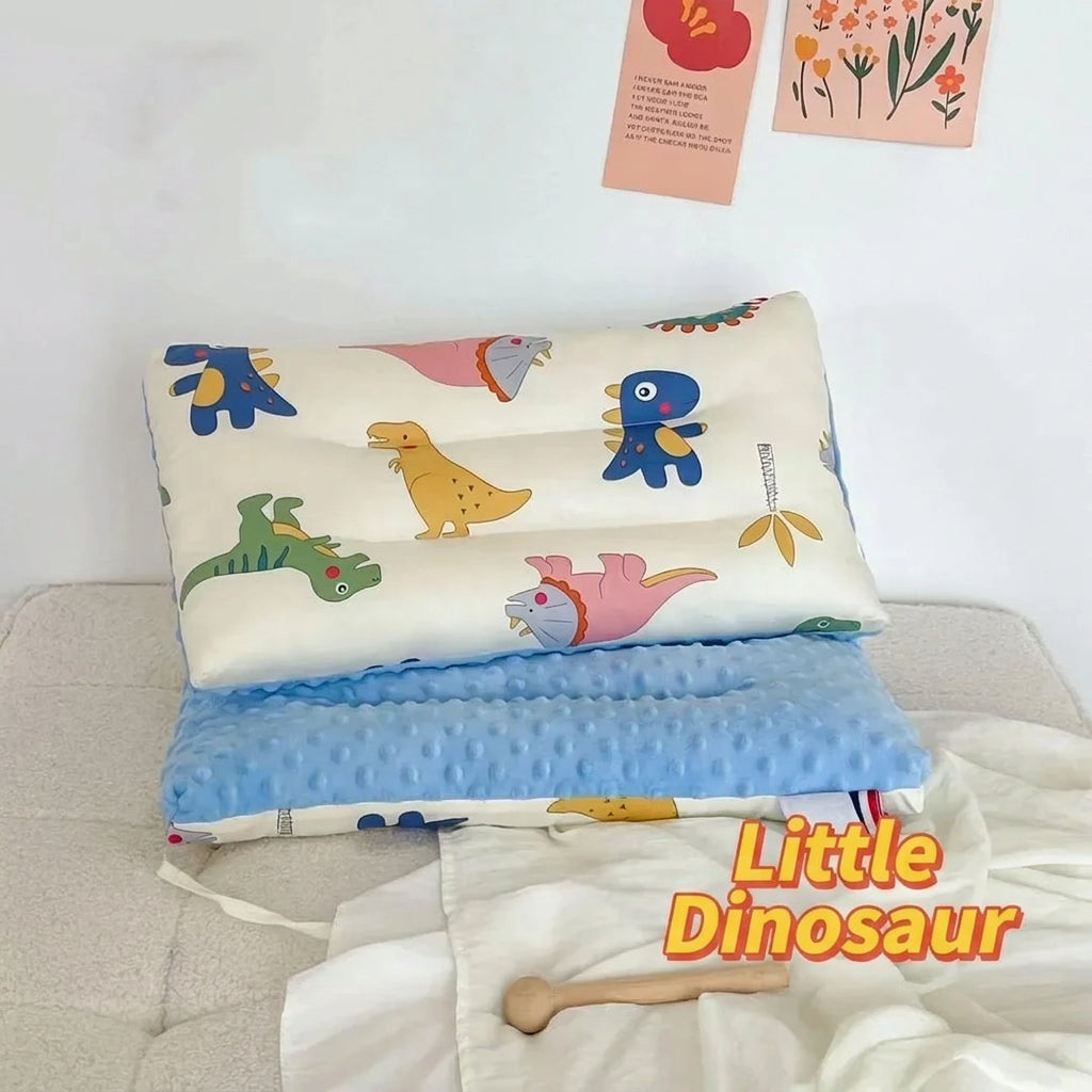 Soft baby pillow Comfortable velvet newborn pillow Baby sleep headrest Breathable baby pillow Mom's Love