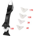 5 In 1 Silicone Scraper Sealant Smooth Remover Tool Set Caulking Finisher Smooth Grout Kit Floor Mould Removal Hand Tools Set