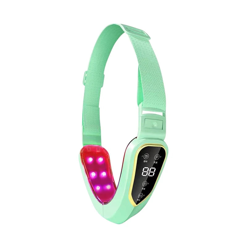 V-Face Massager for Facial Lifting, Tightening, and Sagging Prevention with 12 Adjustable Modes for Home Use