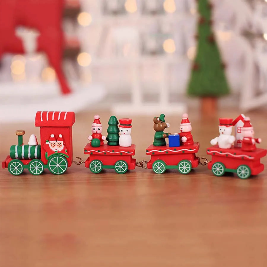 Christmas Train Merry Christmas Decorations For Home,  Cristmas Ornament Xmas Navidad Noel Gifts Happy New Year Gifts