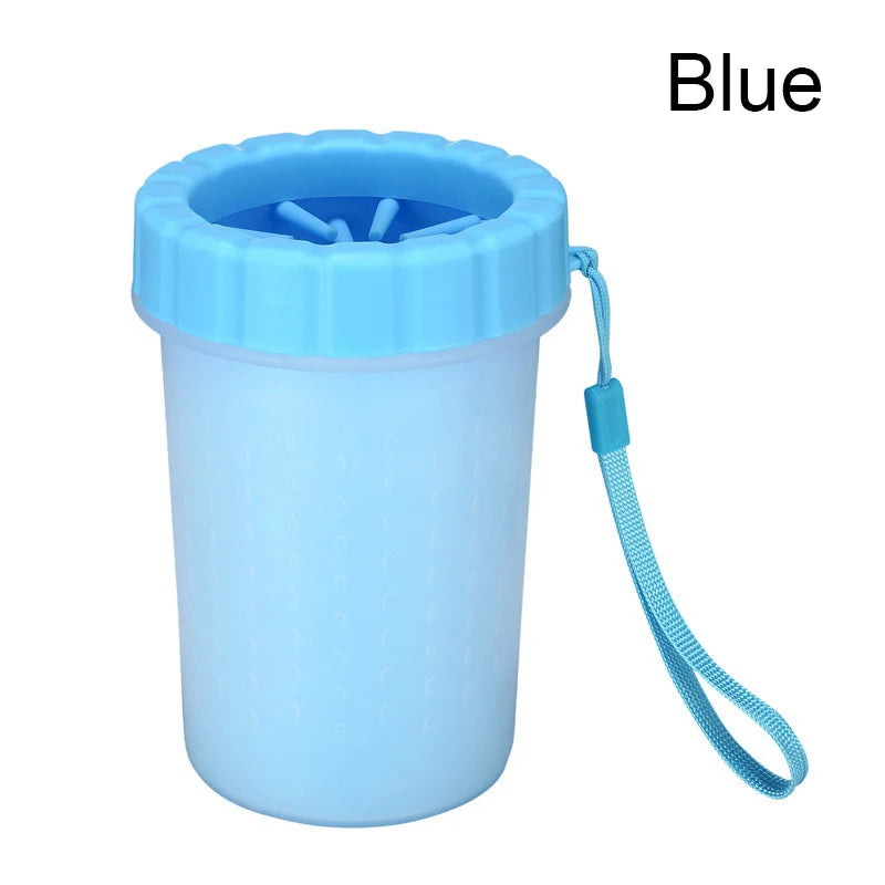 Portable Pet Paw Washer – Automatic Dog and Cat Foot Cleaning Cup – Easy Scrub Pet Paw Cleaner for Dogs and Puppies