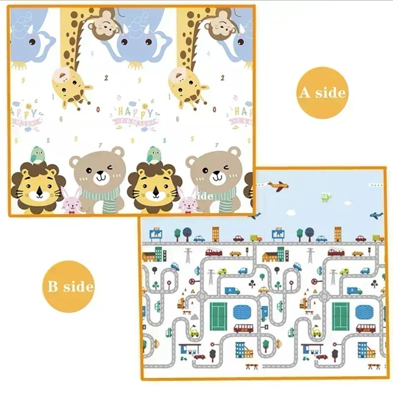 Large Size 200x180cm Baby Play Mat Toys for Children Safety Rug Playmat Developing Mat Baby Room Crawling Pad Folding Mat Carpet