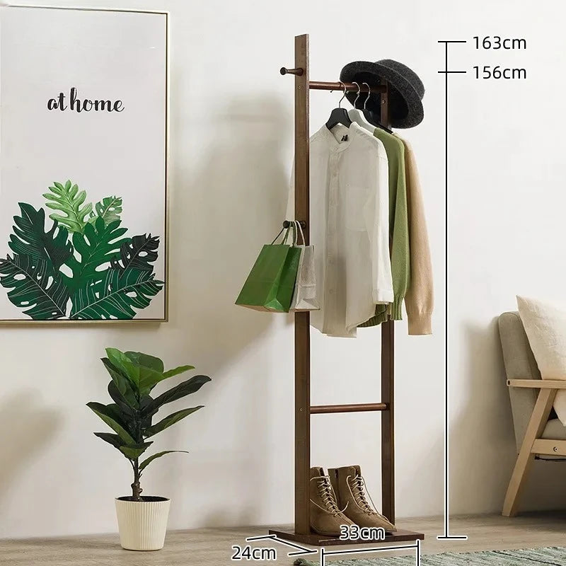 Coat Rack Floor Hanger Household Hanger Floor Rack for Hanging Clothes Bedroom Vertical Simple Rack Hanging Hanger