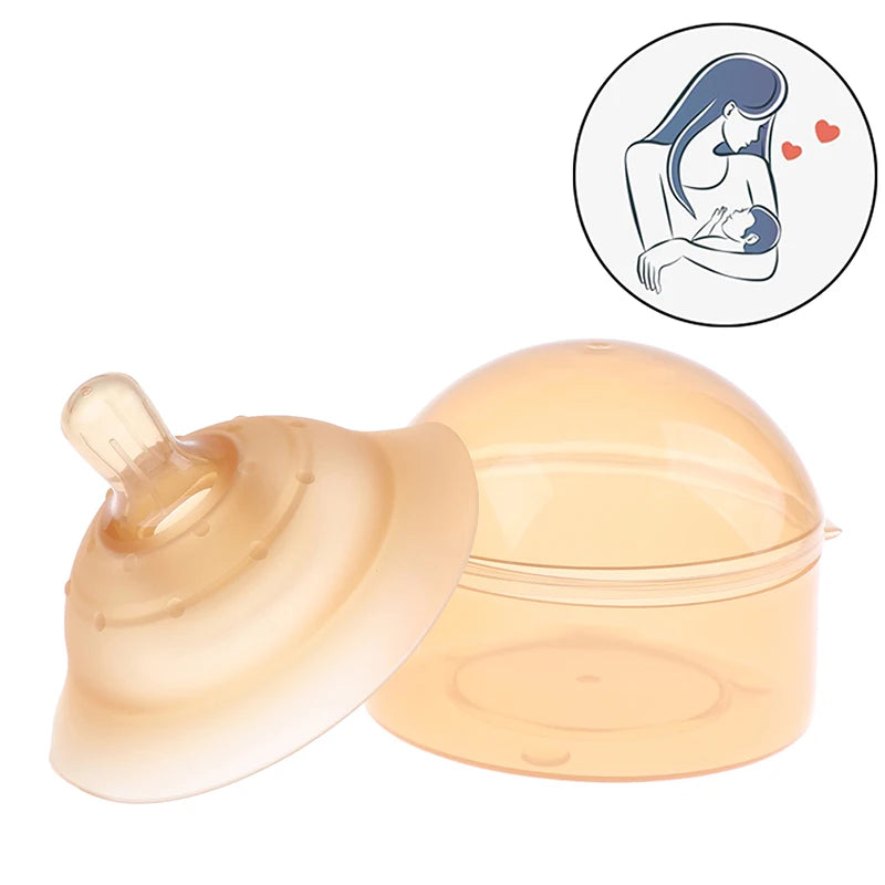 1PC Silicone Nipple Protectors Feeding Mothers Nipple Shields Protection Cover Breastfeeding Mother Milk Silicone Nipple