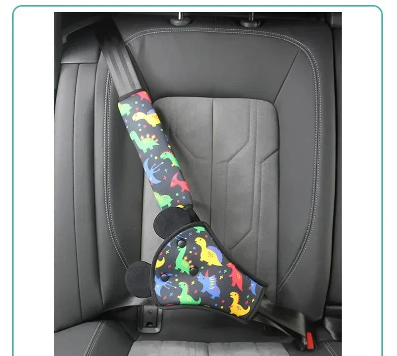 Kit di regolazione della cintura di sicurezza per bambini, limitatore anti-strangolamento per il collo, protezione per cintura di sicurezza auto.