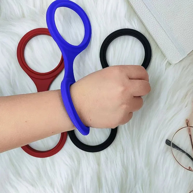 Silicone Soft Handcuffs For Couples Restraints Roleplay Hands Bondage Lesbian Training Toys Adult Product Pleasure Accessories