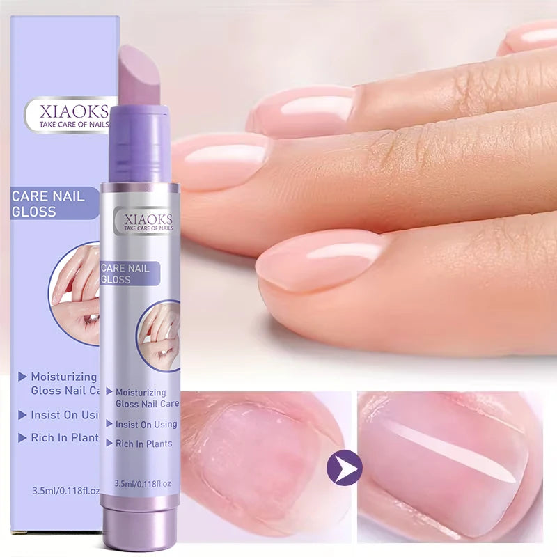 3-in-1 Nail Care Oil Essence Pen, a Transparent Quick-Drying Nourishing Essence, Strengthens and Prevents Breakage, Deeply Nourishes the Nail Bed, Prevents Hangnails, Repairs Finger Edges, Removes Dead Skin, Moisturizes and R