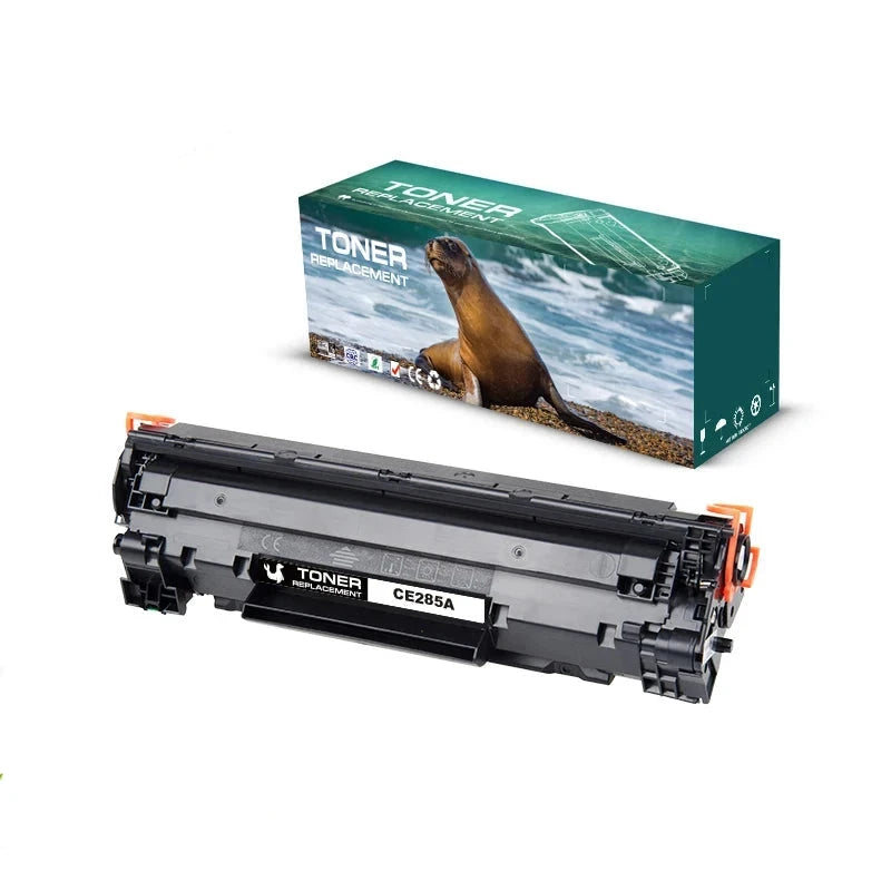 Qualicom CE285A 85A Compatible TONER Cartridge for HP LaserJet P1100 P1102 P1102w M1130 M1132 M1210 M1212nf M1214nfh M1217nfw