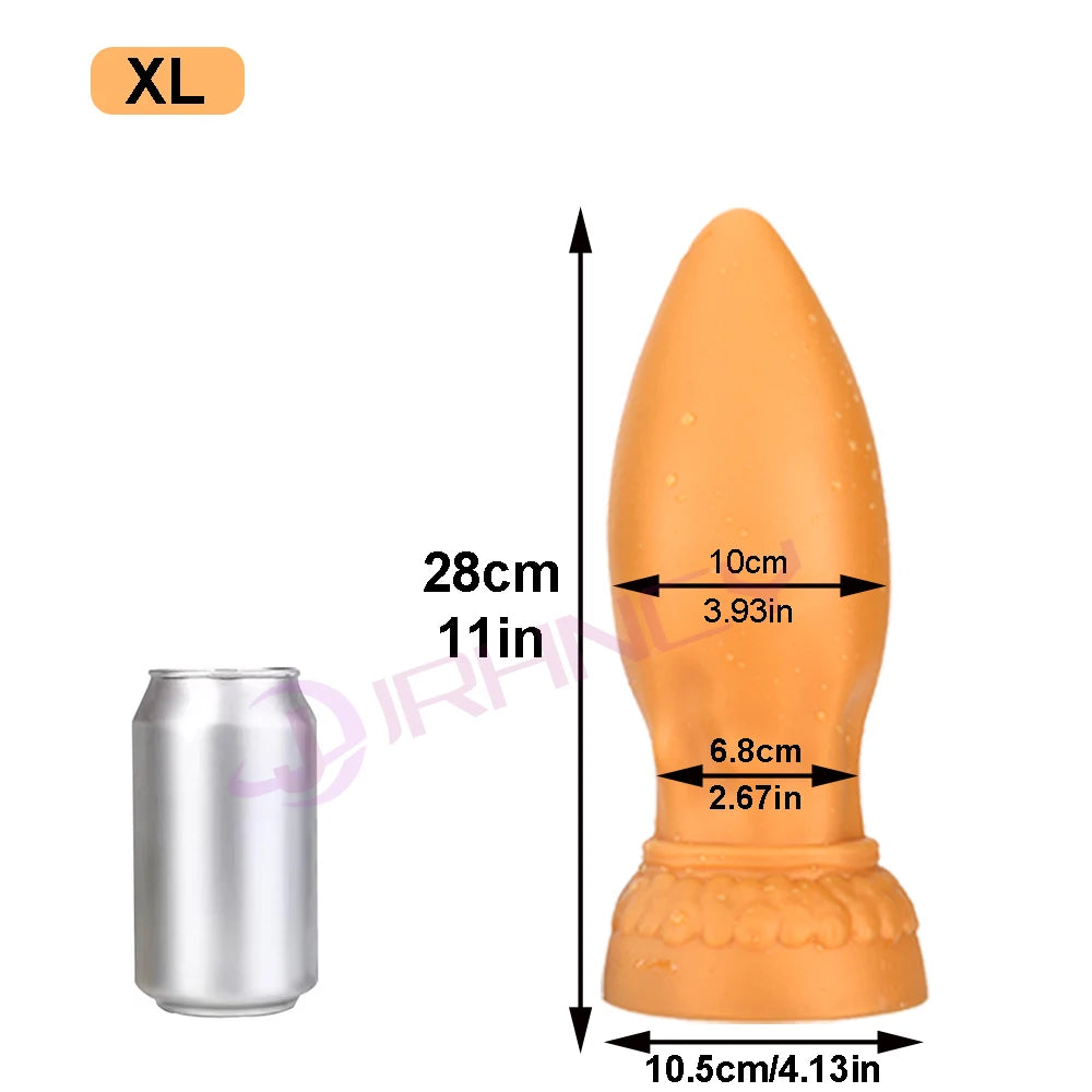 S-XXL Huge Anal Plug Dildo Sexytoy for Women Men Soft Silicone Big Butt Plug Fisting Anal Dilation Prostate Massage Masturbation