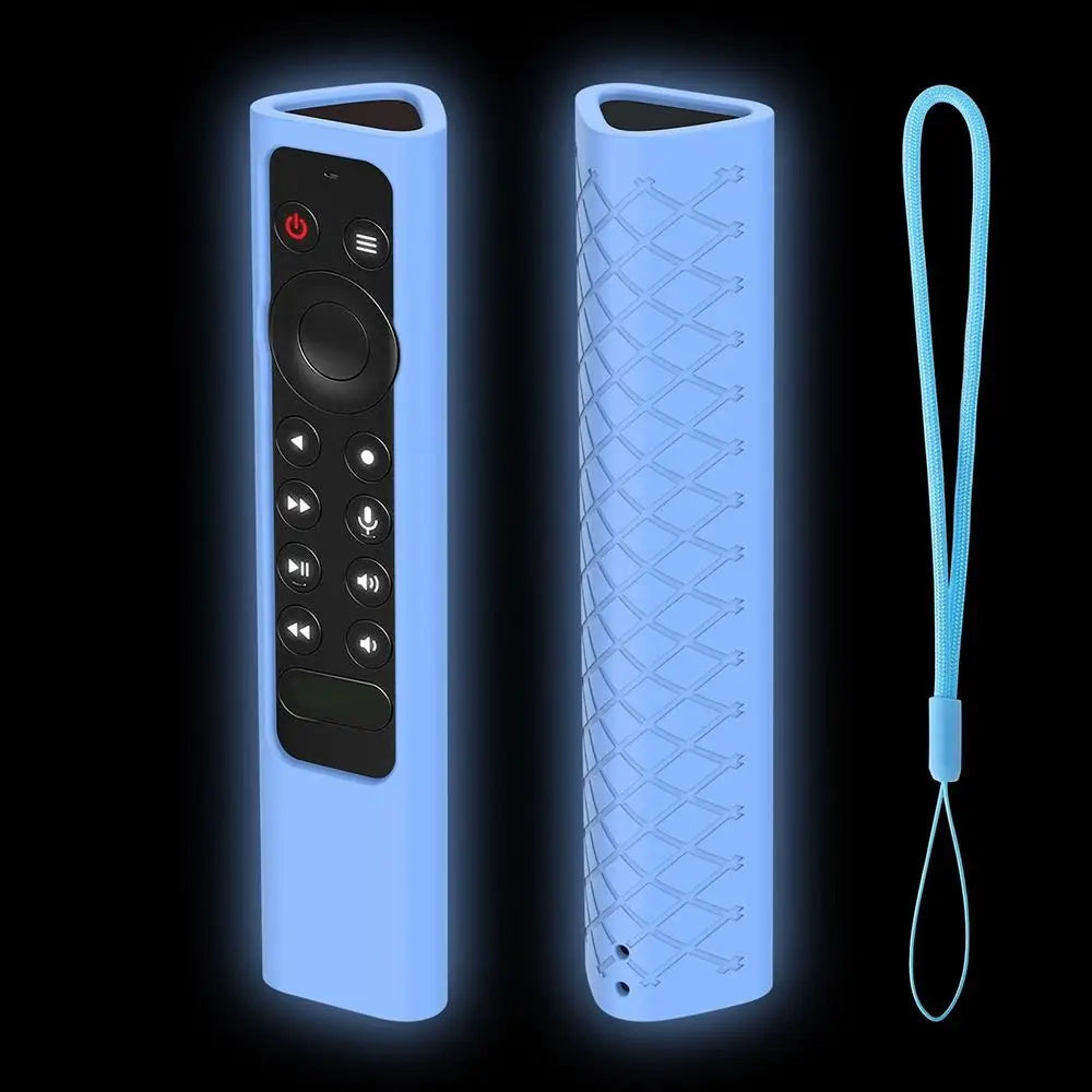 Protective Case Remote Control Case Silicone Shockproof TV Remote Cover Plain Color for NVIDIA Shield TVPro/4K HDR