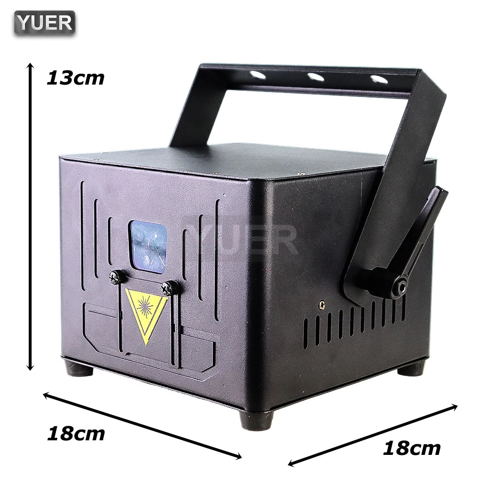 YUER Bluetooth App 3W 5W 6W RGB Animation Laser Light Scanner Projector Stage Light DJ Disco Bar Club Party Wedding Christmas