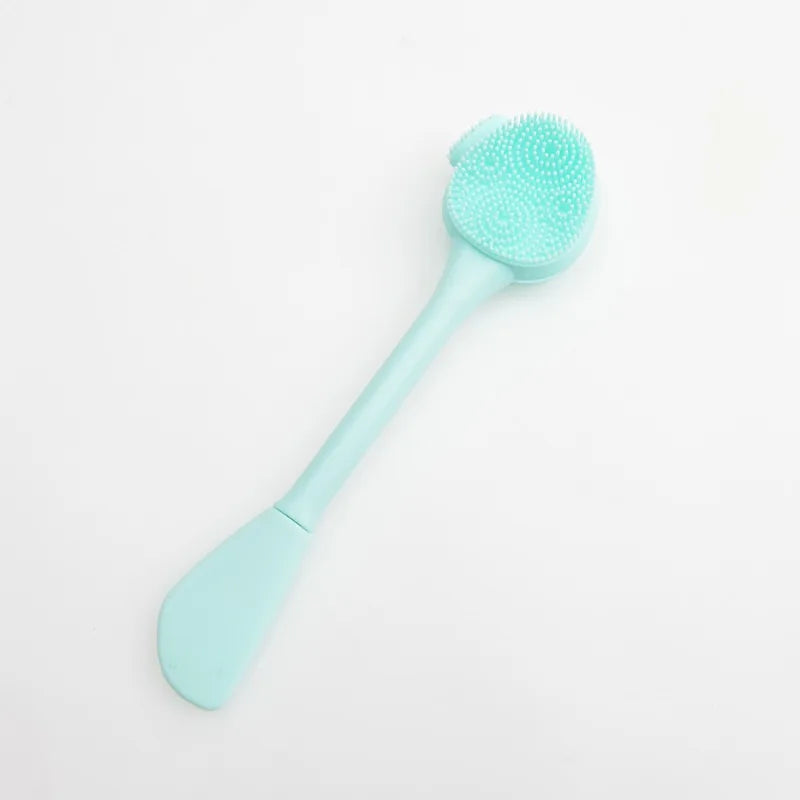 1PC Multi-purpose Cleansing Brush Facial Mask Spatula Blackheads Acne Remover Makeup Cleansing Silicone Face Variety Brush Heads