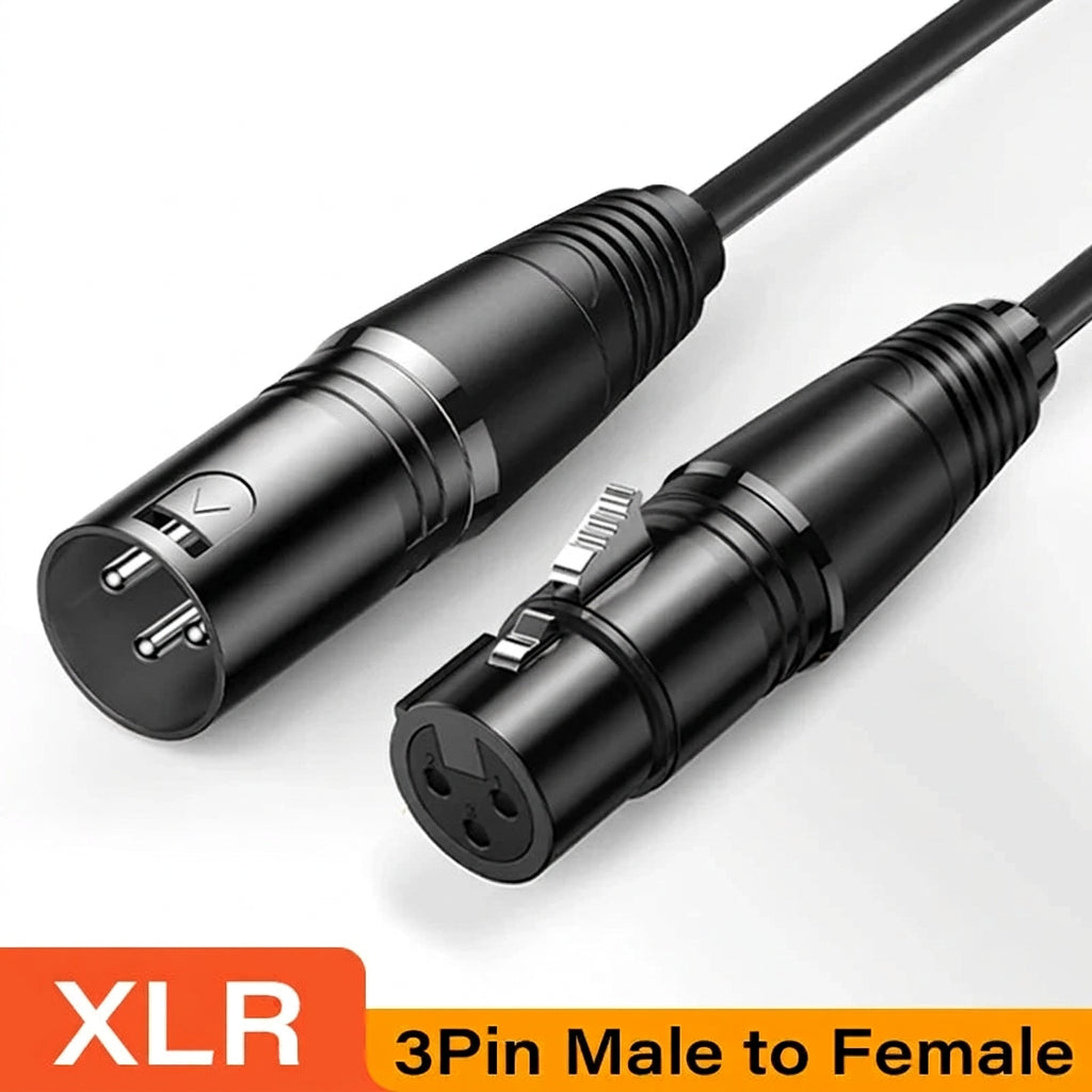 XLR Cable Audio Line 3Pin XLR Male to Female Microphone Extension Cable for Mixer Amplifiers Sound Cannon Balanced XLR Cable