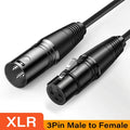 XLR Cable Audio Line 3Pin XLR Male to Female Microphone Extension Cable for Mixer Amplifiers Sound Cannon Balanced XLR Cable