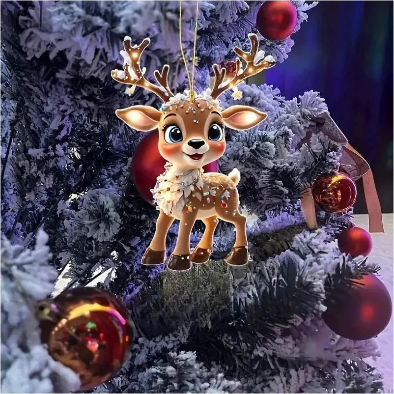 Christmas Decoration Deer Xmas Tree Elk Ornament Home Decor Reindeer Merry Christmas Gift Natal Navidad Noel New Year