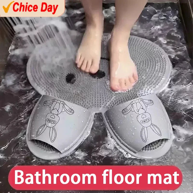 Wash feet, rub feet, silicone massage mats, bathroom anti slip mats, bathroom scrubbing floor mats, shower scrubbing mats