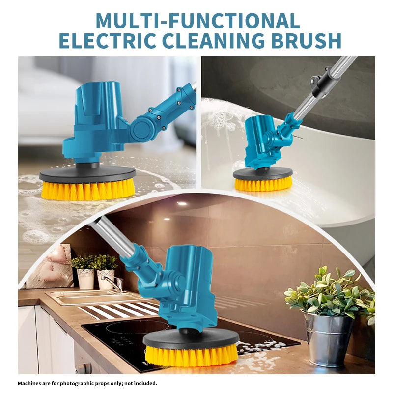 4 5 6Inch Electric Scrubber Drill Cleaning Brush Kit 3Pcs Red/Blue/Yellow with M10 adapter for Cleaning Car House