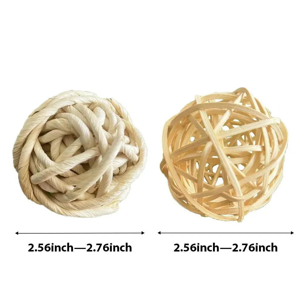 Small Animal Chew Toys for Rabbits, Hamsters, Guinea Pigs, and Chinchillas, Tooth Cleaning Molar Grinding Toys, Pet Supplies