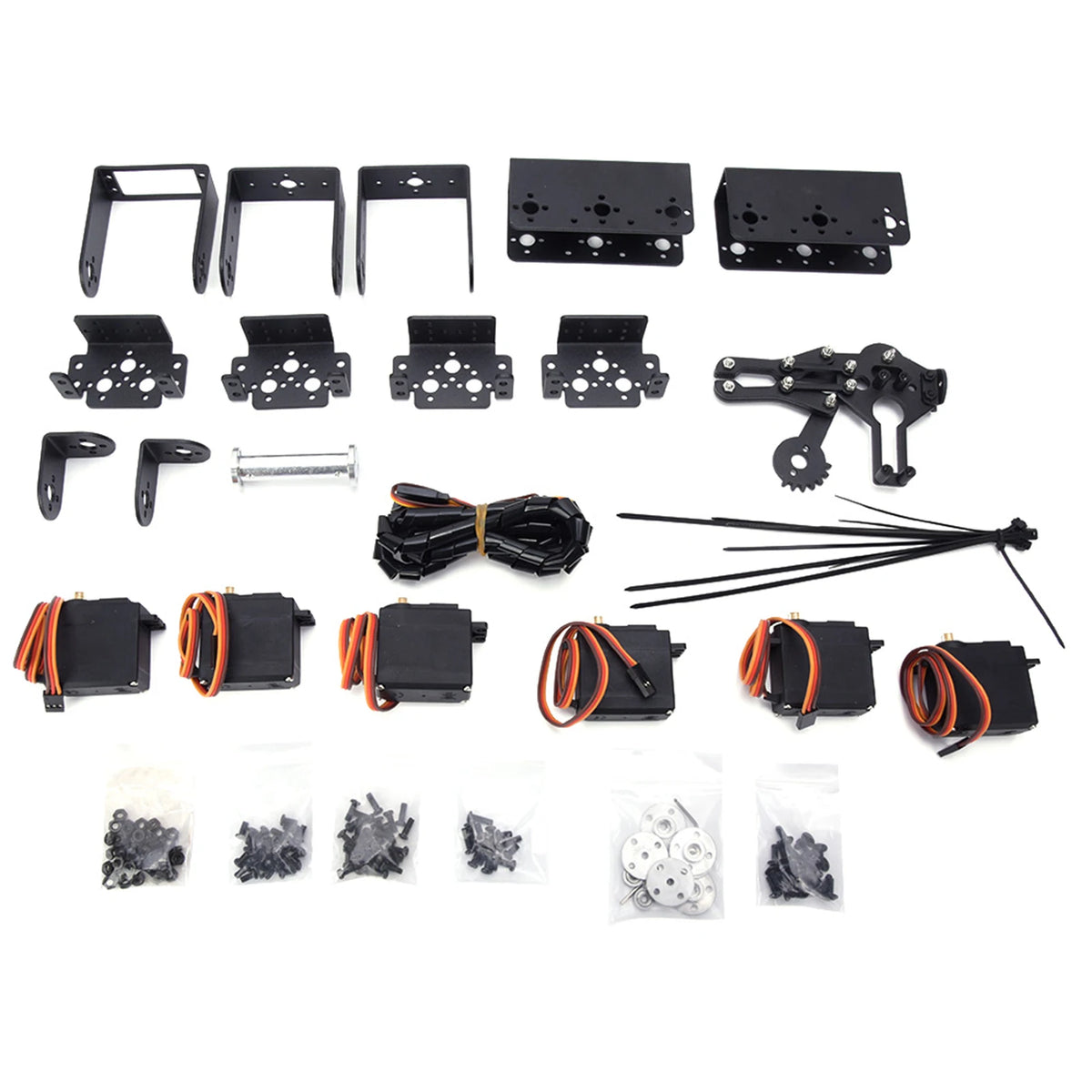 6DOF Robot Mechanical Arm Clamp Claw Kit DOF Manipulator Industrial Robot Parts
