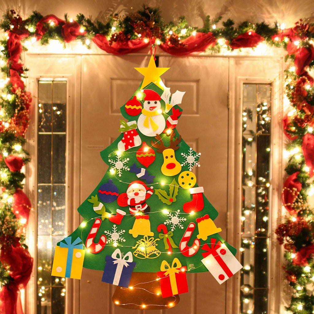Christmas Tree Merry Christmas Decorations For Home. Cristmas Ornament Xmas Navidad Gifts Santa Claus New Year Tree