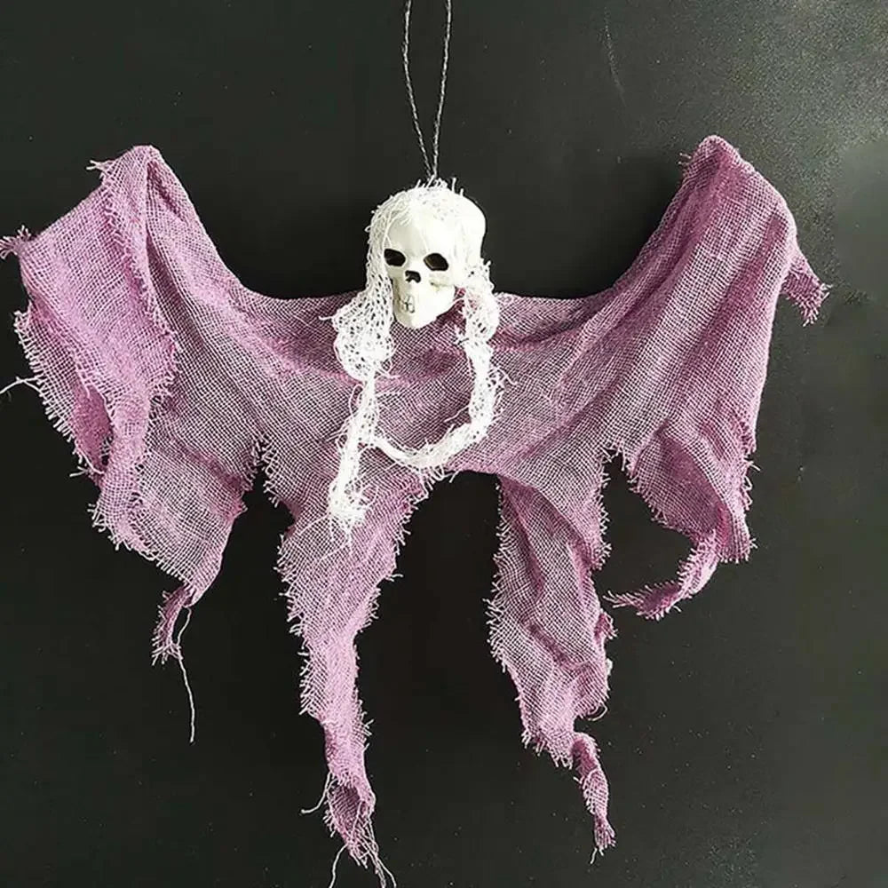 Halloween Decorations Ghosts Zombies Haunted House Bar KTV Horror Atmosphere Charm Hanging Cloaks Mini Ghosts Home Door Decor