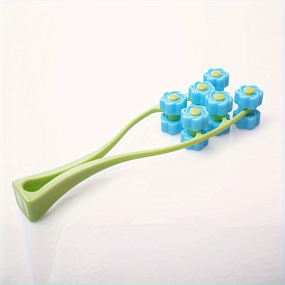 A Facial Massager, Facial Massage, Flower Shaped Massage Roller, V-Face Tightening and Lifting, Beauty Tool