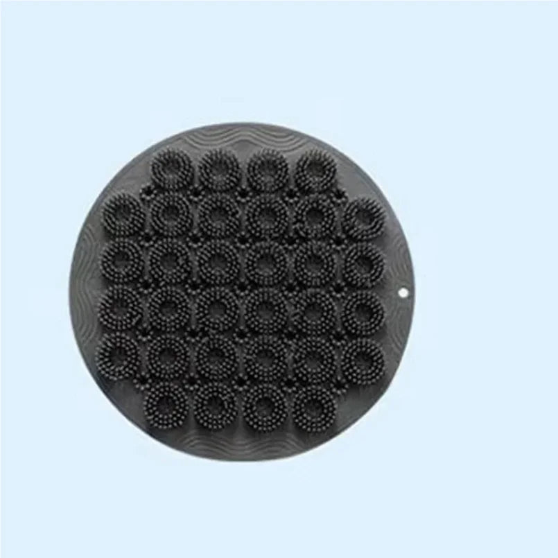 Exfoliating Shower Massage Scraper Bathroom Non-slip Bath Mat Back Massage Brush Silicone Foot Wash Body Cleaning Bathing Tool